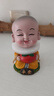伴君 创意摇头汽车摆件可爱卡通公仔小和尚弥勒佛平安车车载车上装饰 平安 实拍图