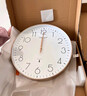 康巴丝电波钟自动对时静音挂钟教室客厅考场钟表挂墙 C6219B轻奢金 35cm 实拍图