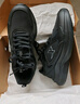 特步女子跑步鞋运动鞋冬季新款革面防泼水轻便减震休闲女跑鞋黑色 实拍图