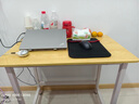 舒客艺家 电脑桌台式小户型小桌子家用学习桌写字办公书桌电竞长条桌子 木纹白架单桌80*50*74 加固电脑桌 实拍图
