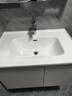 九牧（JOMOO）浴室柜陶瓷一体盆卫生间洗脸盆柜组合洗手盆卫浴洗漱台A2741升级 智能款 双侧灯|除雾 冷灰80cm 【无龙头】 实拍图
