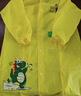 牧萌儿童雨衣带书包位男童女童女孩加长全身学生雨披 黄色恐龙 2XL 实拍图