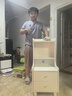 欢乐舒坞实木床头柜书架一体多层置物架卧室床边加高储物柜小型窄款收纳柜 双层款#象牙白【43*40*86】 实拍图