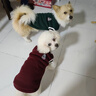 宜品达狗狗衣服中型犬秋冬款保暖柴犬泰迪比熊法斗柯基学院风卫毛衣秋季 酒红学院风毛衣 3XL适合28斤内 实拍图