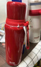 哈尔斯保温杯316L不锈钢大容量男女士高颜值生日伴手礼品盒 红色660ml 实拍图