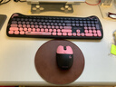 联想生态品牌异能者无线键鼠套装 轻音键盘鼠标长续航台式机/小新适用可爱女生七夕礼物键盘鼠标黑莓粉 实拍图