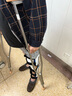 鱼跃（Yuwell）双拐老人拐杖腋下骨折医用病人手杖助行器铝合金伸缩棍 实拍图