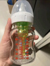 布朗博士防胀气奶瓶新生儿专用(0-3月玻璃150ml+3-6月PPSU270ml)萌兔长鹿 实拍图