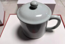 雅瓷汝窑茶杯陶瓷泡茶杯带盖办公杯喝茶喝水礼盒装养正杯 汝窑养正杯 实拍图