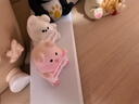 兮晓可爱桌面小摆件解压治愈系电脑显示器装饰品办公室情绪稳定小摆设 6个小动物+粉玫瑰+无痕贴 实拍图