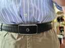 金利来（Goldlion）皮带男士腰带内穿式品牌真皮高档商务休闲自动扣男款2025年最新款 头层牛皮【内扣不露带尾】鳄鱼纹 120cm 其他长度请联系客服/备注 实拍图