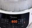 美的（Midea）电炖锅电蒸锅电炖盅隔水炖 0涂层不锈钢内胆多功能煮粥煲汤燕窝炖盅4.5L白瓷炖蒸炖一体MD-DZC2556 实拍图