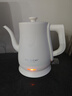 金灶（KAMJOVE） 茶艺专用泡茶烧水壶优雅长嘴电热水壶随手泡开水壶自动断电热水壶煮水壶家用1L 1L T-93（象牙白色） 实拍图