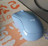 罗技（Logitech）M221 轻音鼠标 无线鼠标 办公鼠标 对称鼠标 带无线微型接收器 雾霭蓝 实拍图