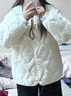 雪中飞新款时尚百搭经典斜插大口袋防风袖口保暖女士短款羽绒服女 松木卡其|7467 L /170/92A 实拍图