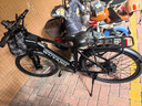 五羊锂电池助力电动自行车禧玛诺变速超长续航山地车男女士双碟刹单车 磨砂黑T5N-15A-26寸-助力续航约150km 实拍图