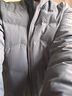 劲霸男装（K-Boxing）男士冬季立领轻薄短款夹克羽绒服|NRHG4002 灰色 175/L  实拍图