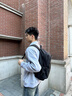 回力（Warrior）双肩包男2026新款大容量轻便旅行出差背包高颜值大学生书包电脑包 黑色【可放16英寸电脑】 实拍图
