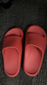 朴西香蕉船情侣凉拖鞋女浴室不易滑室内居家四季拖鞋男 红色 35-36 实拍图