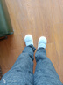洁丽雅防水棉拖鞋男士秋冬季室内居家防滑保暖厚底踩屎感加绒全包棉鞋女 灰色【防水羽绒布，耐赃易清洗】 40-41 (适合39-40) 实拍图