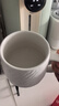 品喻（PINYU）石纹情侣马克杯个性陶瓷大容量办公室家用简约生日礼物500ml白色 实拍图
