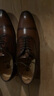 德赛（DESAI）三接头休闲男鞋商务正装皮鞋男尖头牛津英伦婚鞋 棕色    38    实拍图