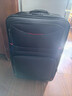 竹貂行李箱耐磨牛津布28英寸大容量男拉杆箱女万向轮旅行箱密码箱皮箱 黑色-可拆卸万向轮 28英寸 【大尺寸，长期出行选择】 实拍图