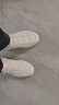 百丽百搭小白鞋男鞋25厚底一脚蹬休闲板鞋 白色-内增高A2009  40 实拍图