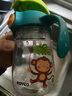 日康（rikang）水杯 儿童学饮杯吸管杯直饮杯带重力球240ml B1066-3 黄绿 实拍图