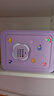 礼欢存钱罐儿童女孩男孩密码储蓄保险柜7-14岁生日礼物儿童礼物可存取 2025年梦幻紫金属保险箱+立体贴 实拍图