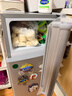 志高（CHIGO）小冰箱迷你小型家用冷藏冷冻两用宿舍出租房用双门办公室电冰箱节能省电 【一级能效】76L银色【三天约一度电】 实拍图