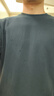 优衣库男装女装柔软圆领T恤/休闲长袖上衣25秋冬新款479783 69 藏青色 L /175/100A 实拍图