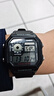 卡西欧（CASIO）手表小方块 休闲钢带防水小银表AE1200学生男士手表电子表日韩表 AE-1200WH-1AVDF 实拍图