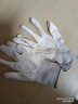 星宇 浸胶劳保手套 PU树脂系列涂掌夏季轻薄透气防滑轻便 电子厂装配防护手套 12双 灰色 PU518 【升级更耐脏】 M（中码） 实拍图
