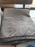 雅鹿·自由自在 抗菌纤维空调被春秋夏凉被子夏季150x200cm 浅灰 实拍图