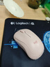 罗技（Logitech）M221轻音鼠标 无线鼠标 办公鼠标 对称鼠标 带无线微型接收器 茱萸粉 实拍图