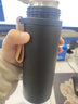 苏泊尔（SUPOR）保温保冷杯男女士大容量316L不锈钢水杯茶水分离便携泡茶杯子礼物 550mL-曜石黑 实拍图