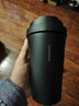 乐扣乐扣（LOCK&LOCK）遇见元气保温保冷咖啡杯弹跳盖男女颜值水杯400ML黑色LHC3271BLK 实拍图