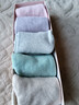 浪莎袜子女士冬天纯棉中筒袜秋冬款纯色花纱女棉袜冬季加厚保暖女袜 实拍图