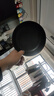 【亏本清仓】韩式麦饭石色不粘锅平底锅铁锅电磁炉不带盖 黑色小煎锅 16cm 实拍图