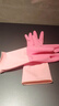美丽雅手套洗碗加厚洗衣厨房家务清洁防水防滑耐用乳胶中号2双 实拍图