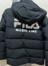 斐乐（FILA） 羽绒服男装冬季保暖连帽运动休闲长袖加厚外套开衫男装上衣 正黑色-BK XL 180/100A 实拍图