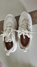 斯凯奇（Skechers）运动鞋女糕糕鞋女士绑带休闲运动鞋小白鞋厚底增高117513 乳白色/OFWT 36 实拍图