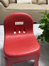 禧天龙小椅子宝宝椅加厚凳子椅子带靠背幼儿矮凳小板凳换鞋凳 故宫红【防滑脚垫】1个装 【承重160斤】 实拍图
