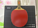 红双喜DHS 新PF4-50 小狂飙3乒乓球拍胶皮 反胶套胶 红色 厚 实拍图