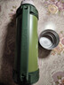 希乐大容量保温旅行壶304不锈钢热水壶车载真空户外保温水瓶绿色2.4L 实拍图