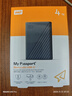 西部数据（WD）4TB 移动硬盘 兼容type-c My Passport随行版2.5英寸 灰 机械硬盘 笔记本电脑外接 大容量加密存储 实拍图