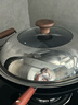 传世家徽铁锅双耳炒锅无涂层炒菜锅家用老式熟铁圆底锅燃气灶专用加大加深 36CM+加长不锈钢锅铲 36cm 实拍图