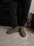 CDGLVCK&LEER意大利风品牌棉鞋男冬季羊皮毛一体防水防滑光面加厚加绒雪地靴 复古山茶色(防水牛皮) 42 (偏小一码，请拍大一码) 奢侈品牌 实拍图