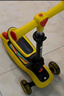 babycare儿童滑板车2-3-6岁轻便可折叠滑滑车男女童可坐可骑溜溜车-洛克黄 实拍图